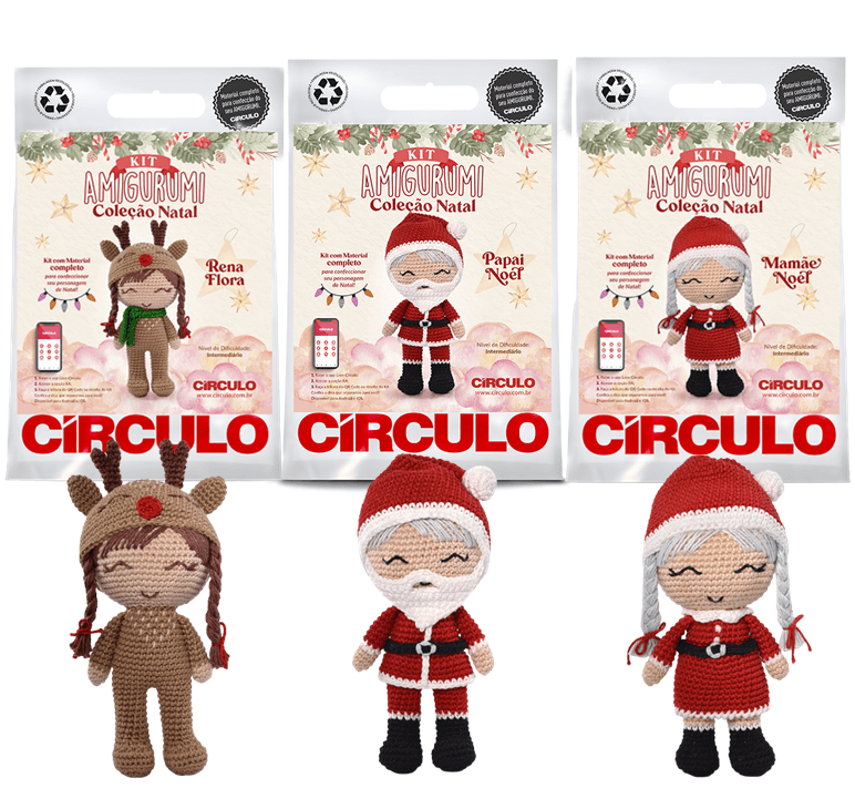 Circulo - Flora Reindeer Amigurumi Kit - Yarn Loop